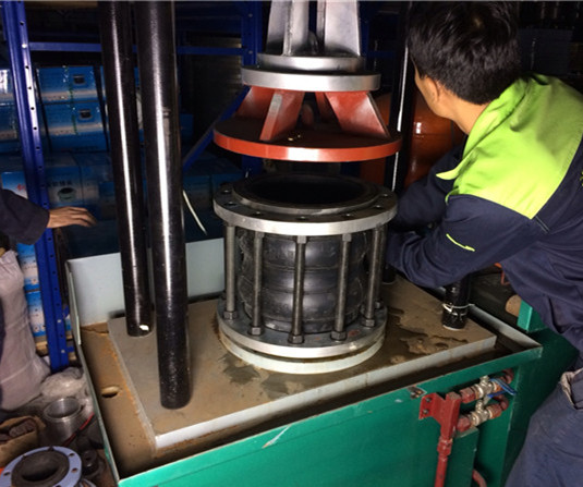  Working pressure and bursting pressure of flexible rubber expansion joints